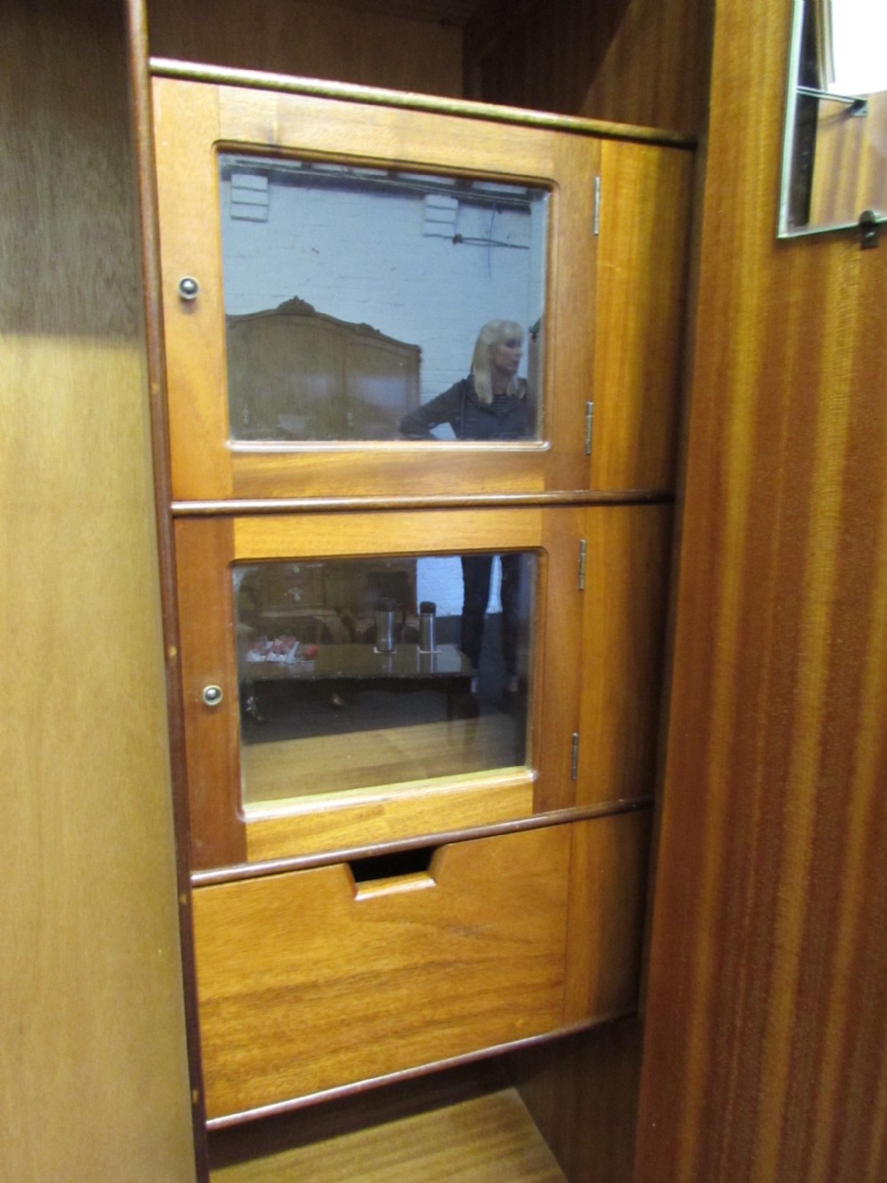 Burr Walnut 2 Door Fitted Wardrobe View VII