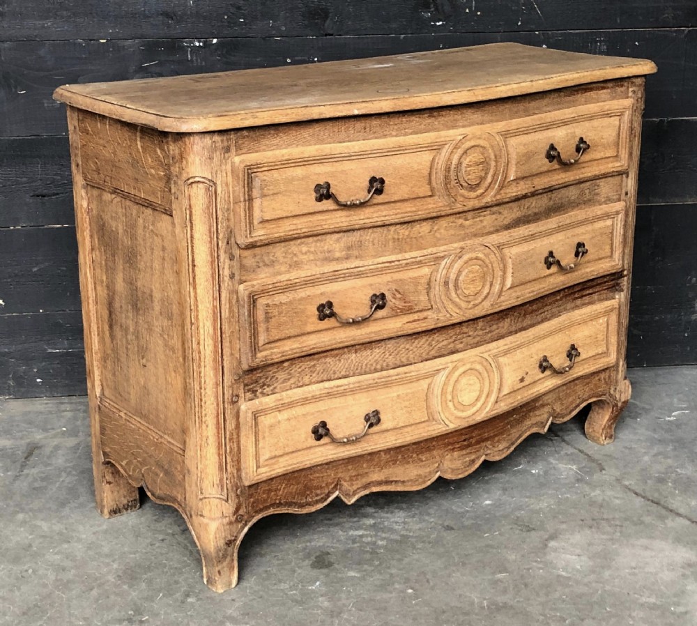 French Bleached Oak Chest of Drawers