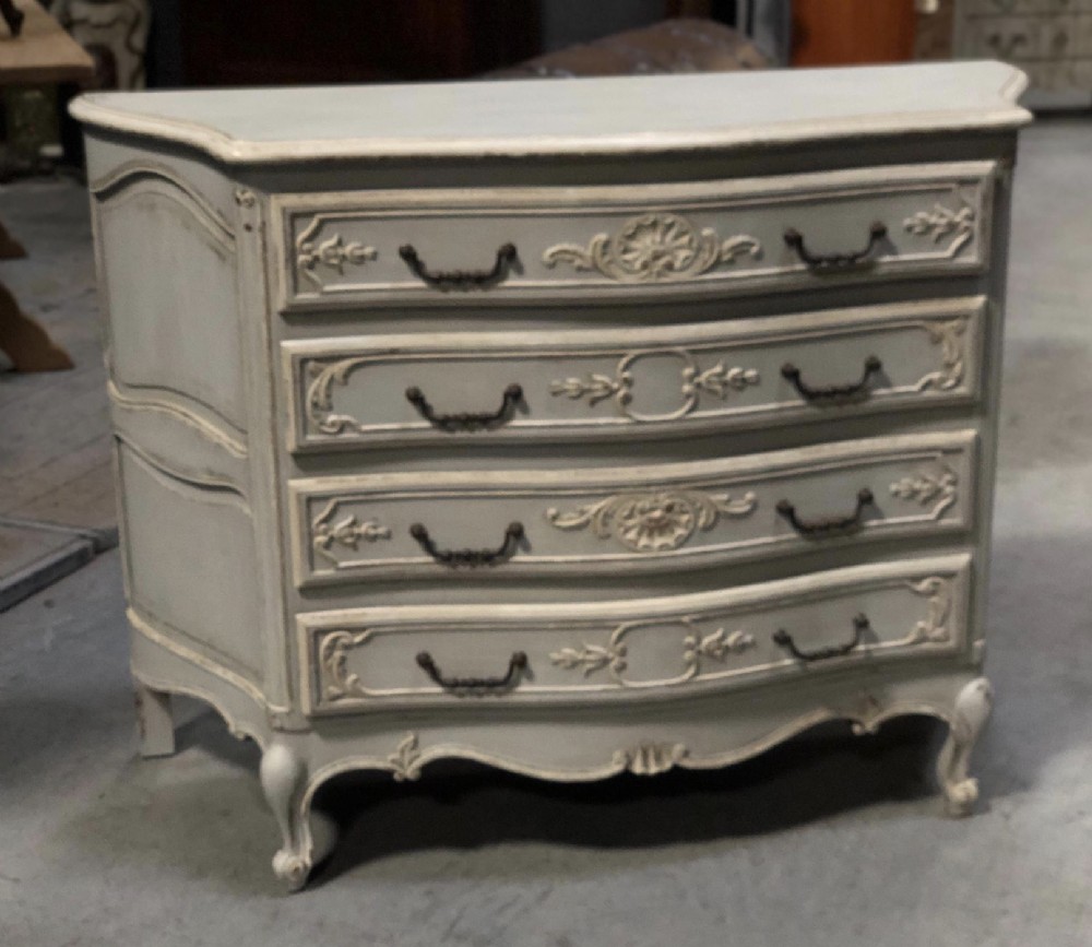 French Serpentine Chest of Drawers