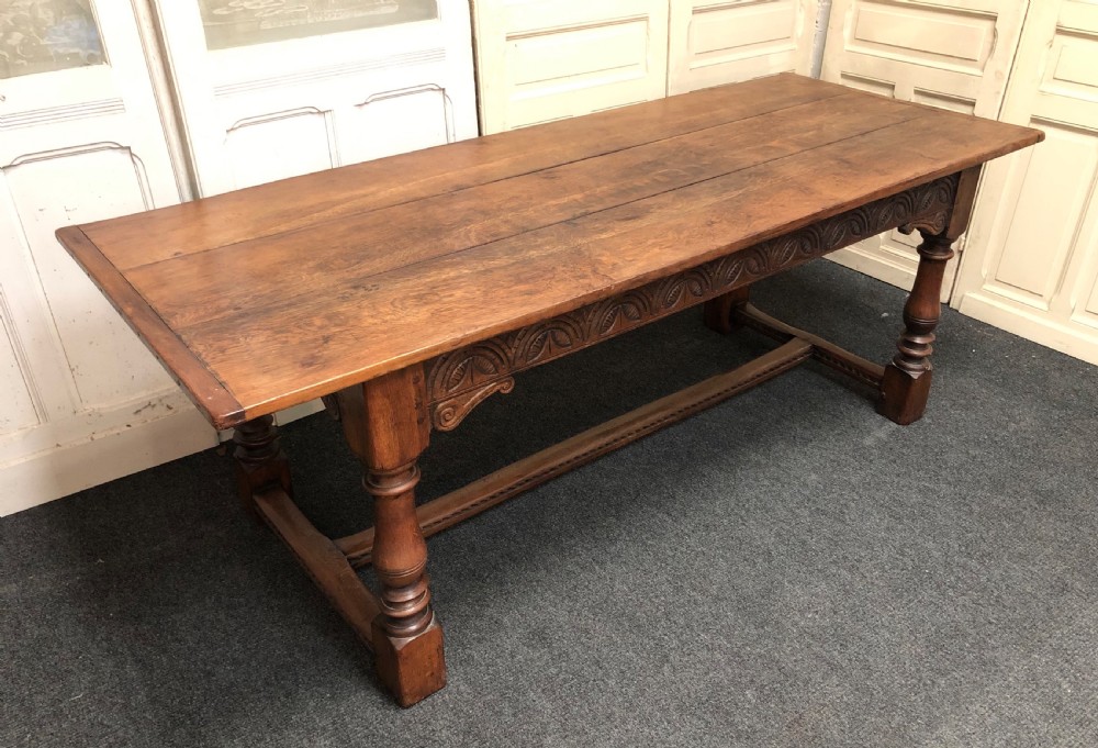 English Oak Refectory Dining Table