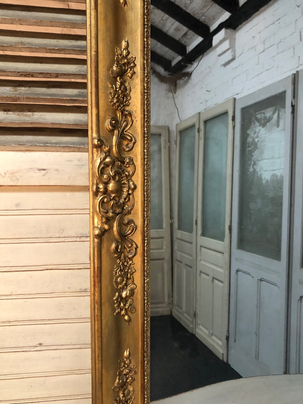 French 19th Century Gilt Mirror View II