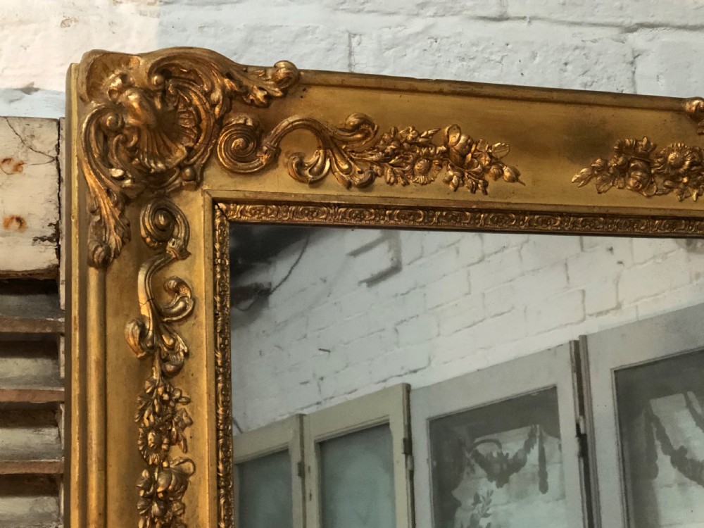 French 19th Century Gilt Mirror View III