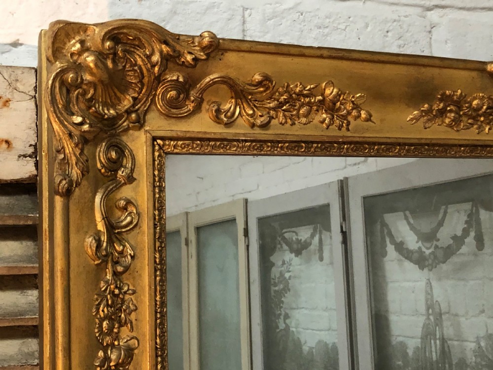 French 19th Century Gilt Mirror View V