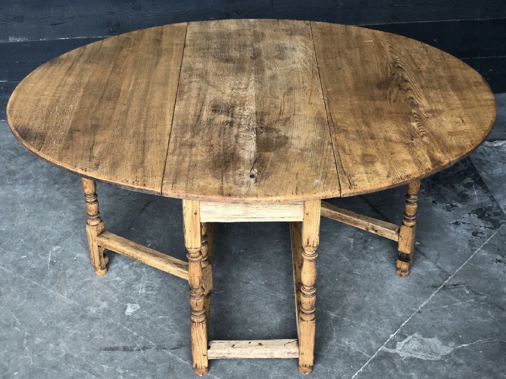 Bleached Oak Kitchen Dining Table