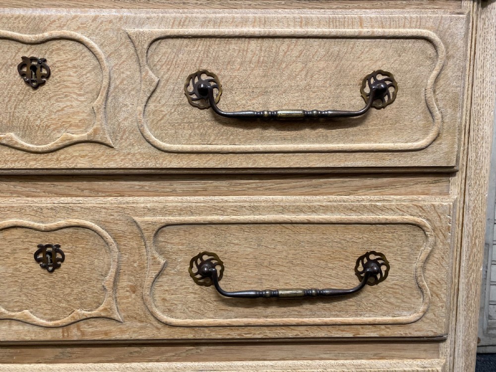 French Oak Bleached Chest of Drawers View III