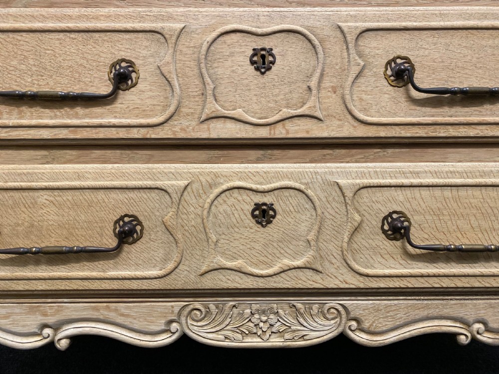 French Oak Bleached Chest of Drawers View VI
