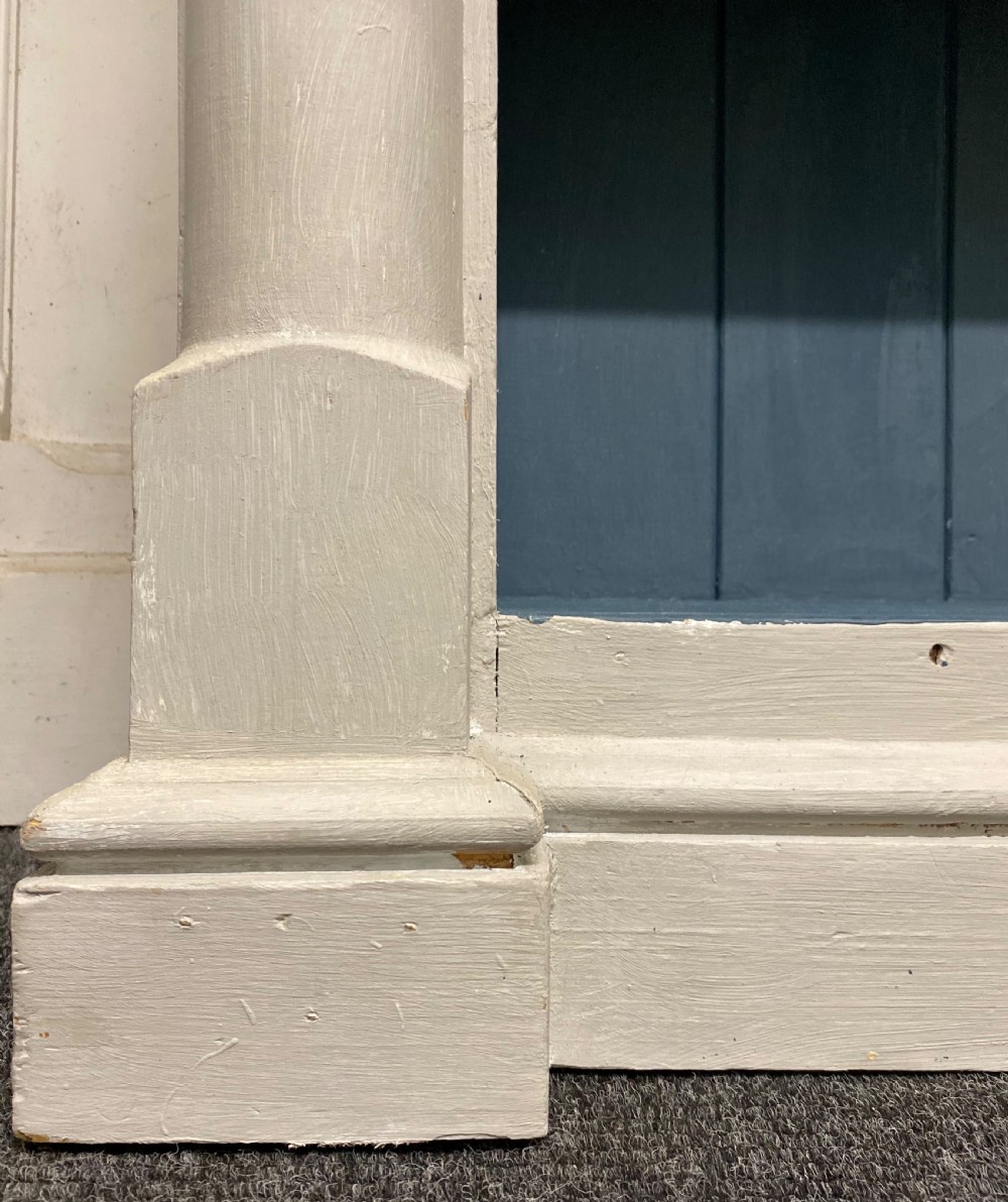 Victorian Pine Painted Open Bookcase View VIII