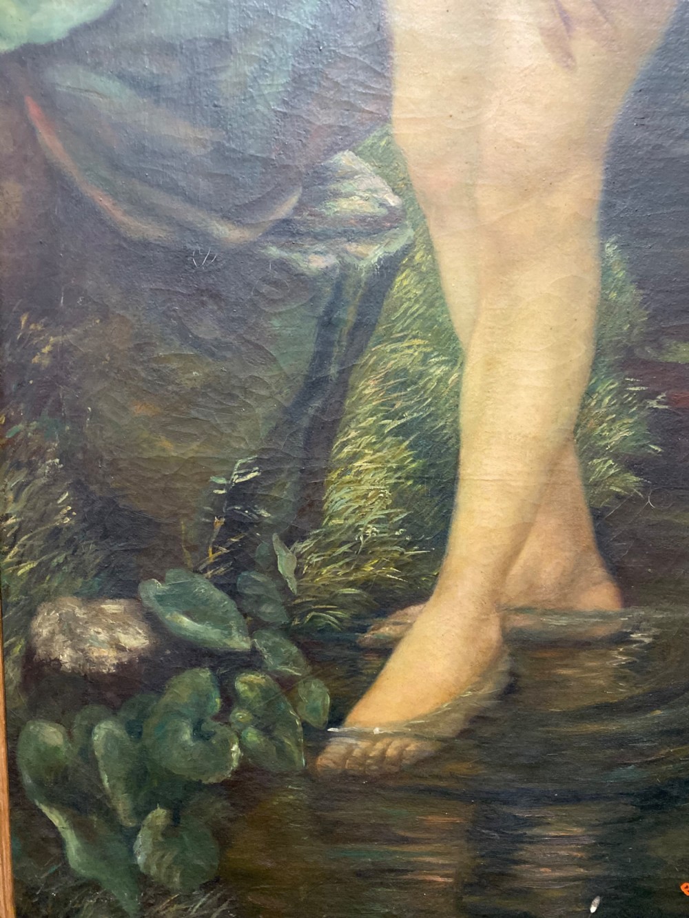 Life Size French Oil Painting Nude View III