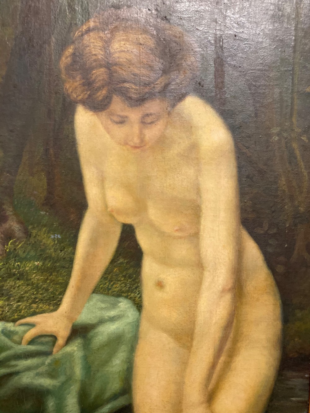 Life Size French Oil Painting Nude View IV
