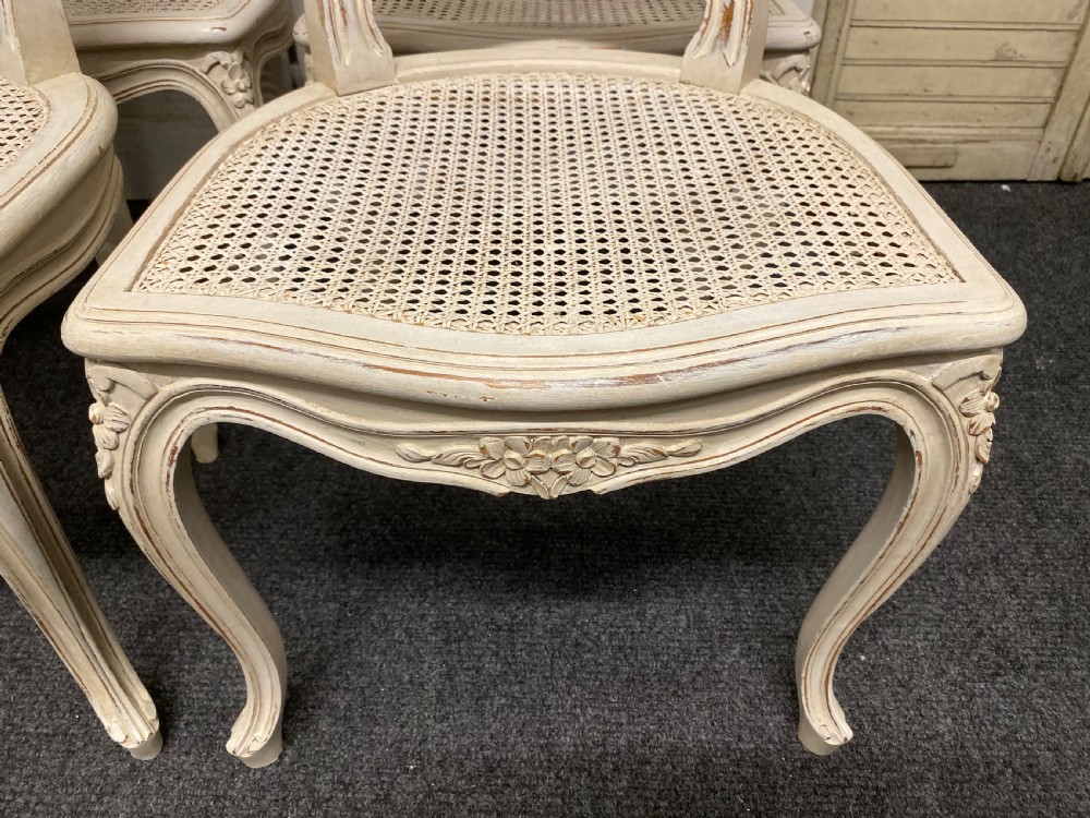 Set 6 French Dining Chairs View V