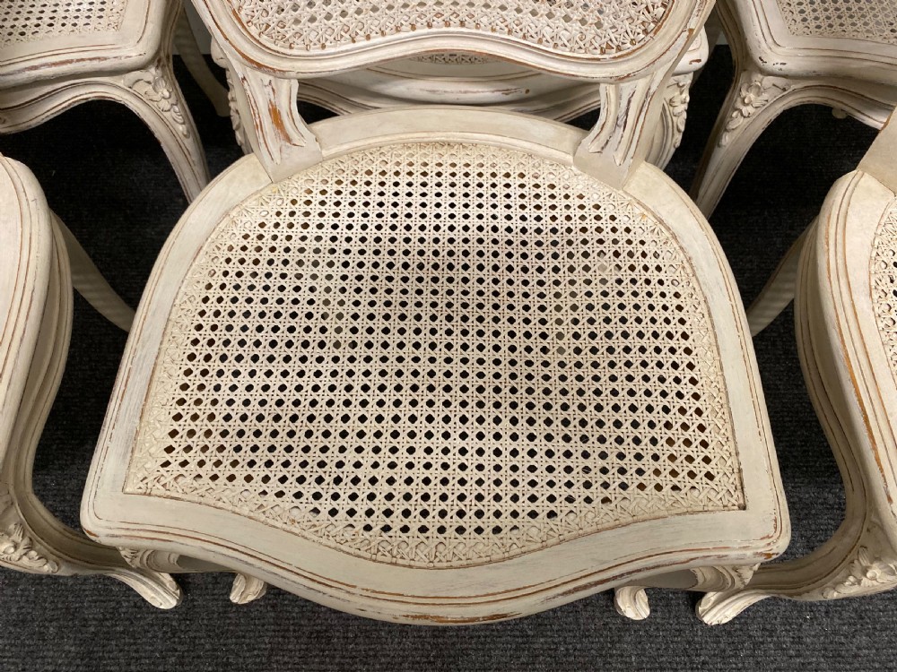 Set 6 French Dining Chairs View X