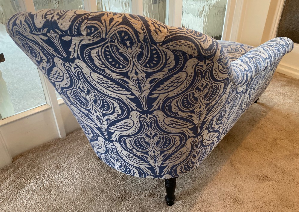 French Chaise Longue Newly Upholstered View XII