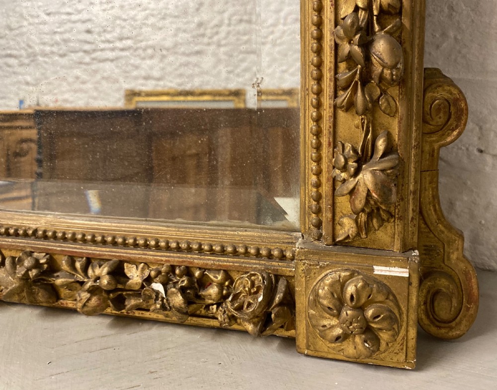 French 19th Century Gilt Mirror View V