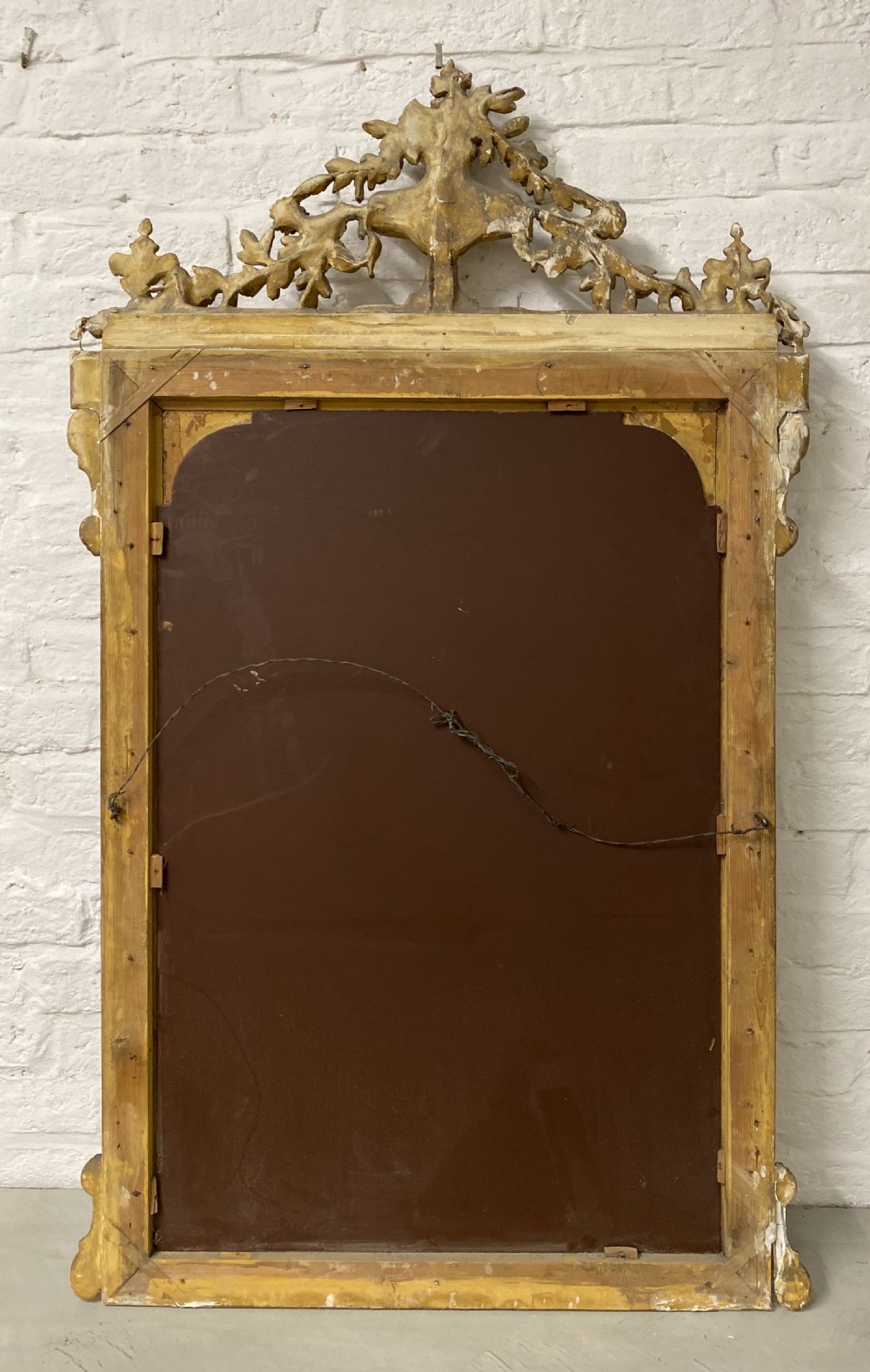 French 19th Century Gilt Mirror View X