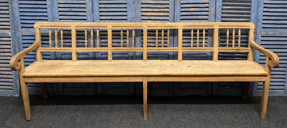 Long Bleached Kitchen Farmhouse Bench View II