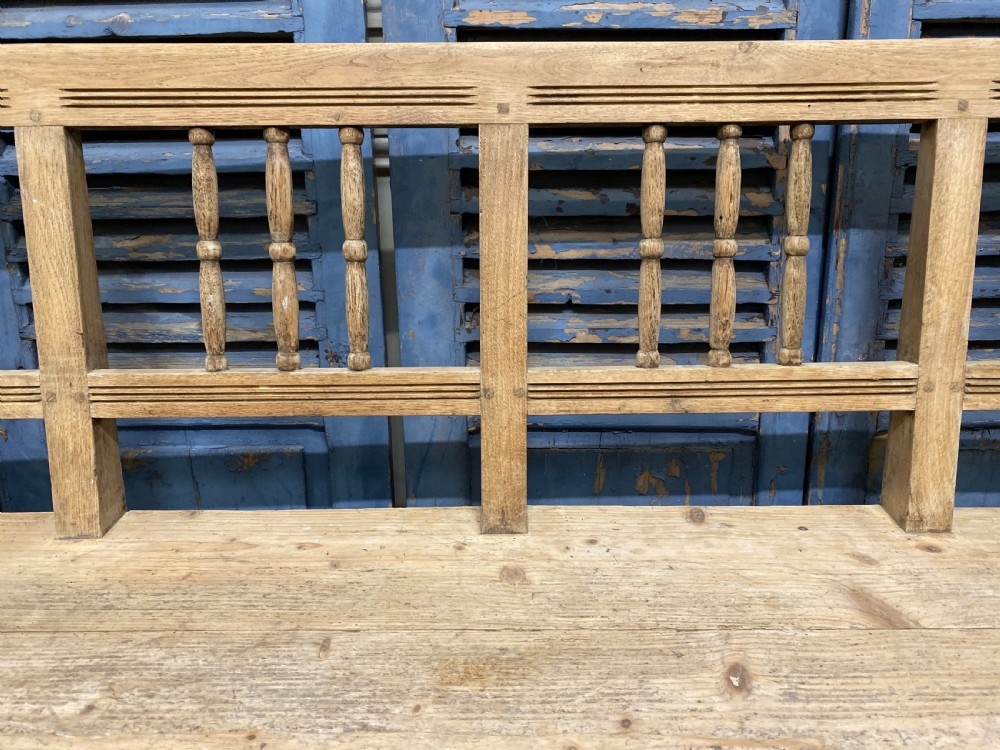 Long Bleached Kitchen Farmhouse Bench View III
