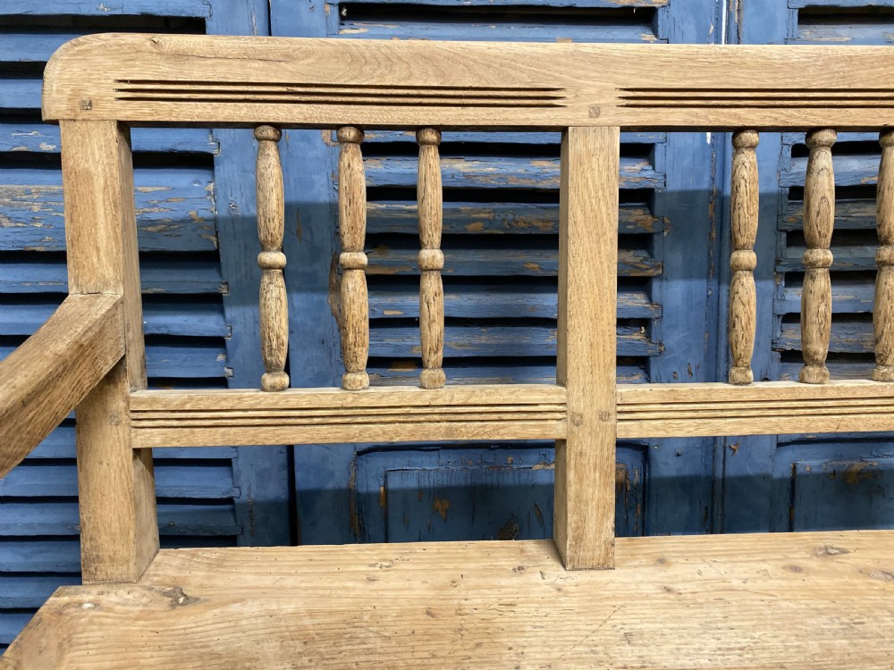 Long Bleached Kitchen Farmhouse Bench View VI