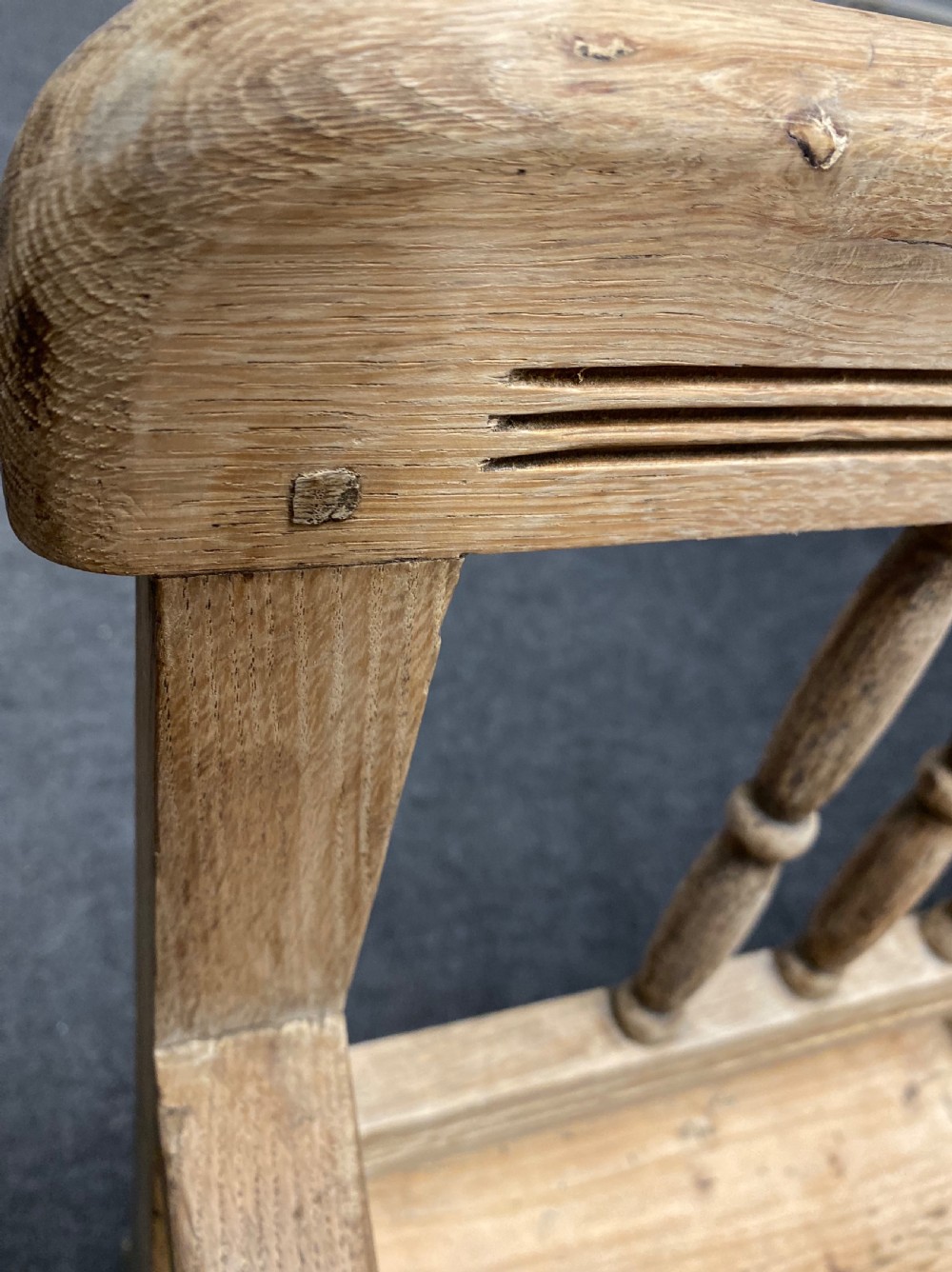 Long Bleached Kitchen Farmhouse Bench View XI