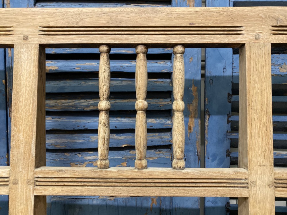 Long Bleached Kitchen Farmhouse Bench View XIV
