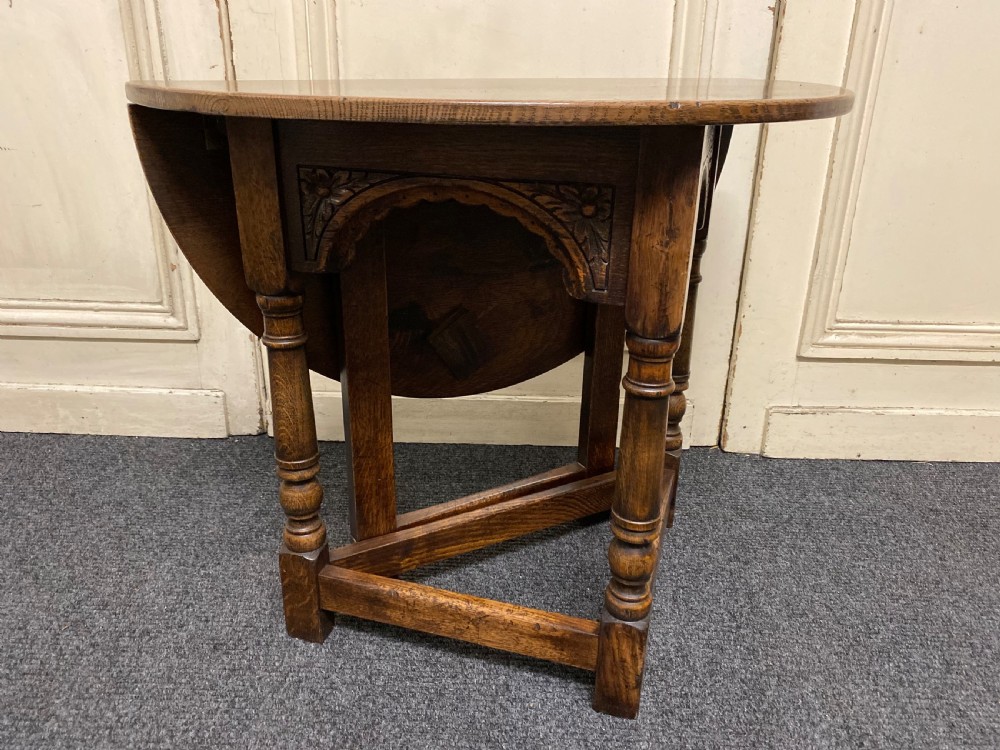 Ipswich Oak Lamp Table View III