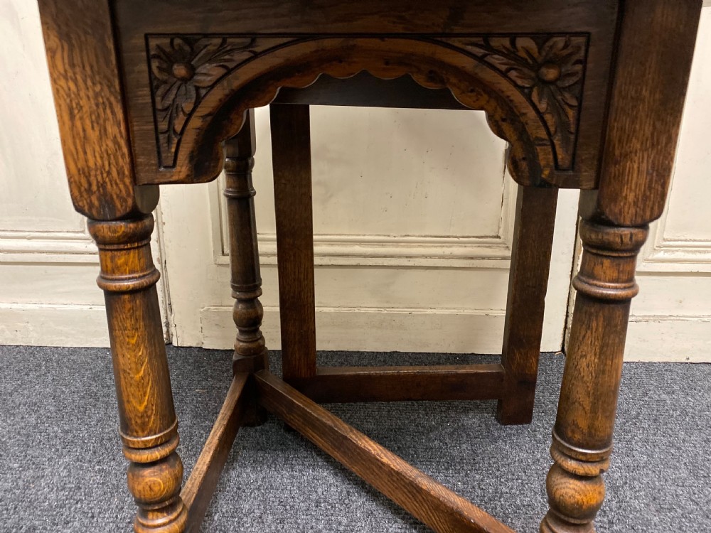 Ipswich Oak Lamp Table View VIII