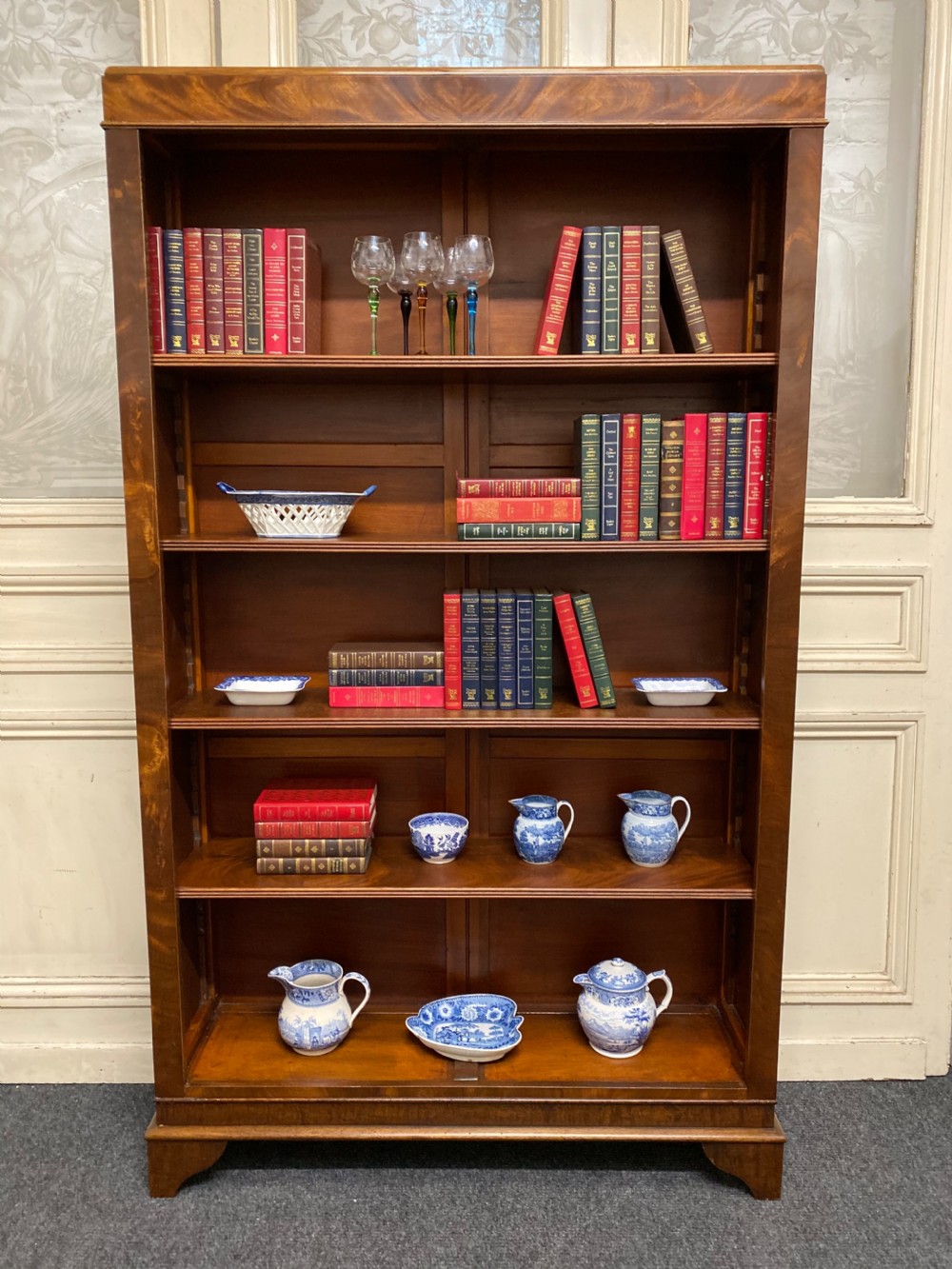 Large Library Open Bookcase View VIII