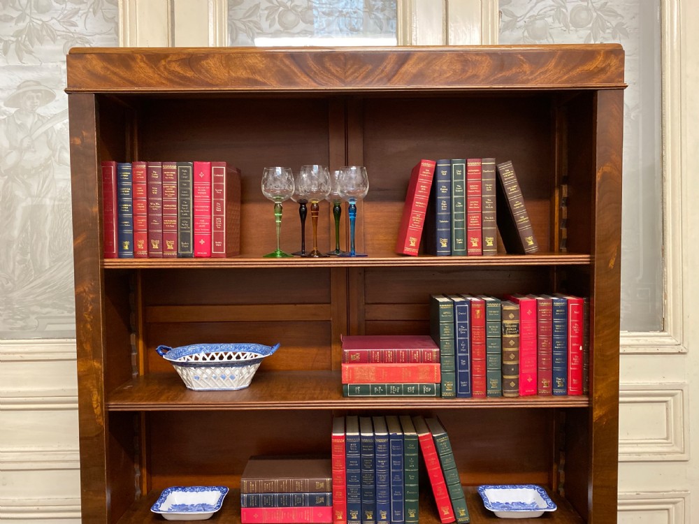 Large Library Open Bookcase View II