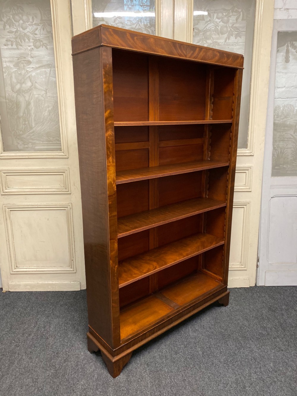 Large Library Open Bookcase View XI