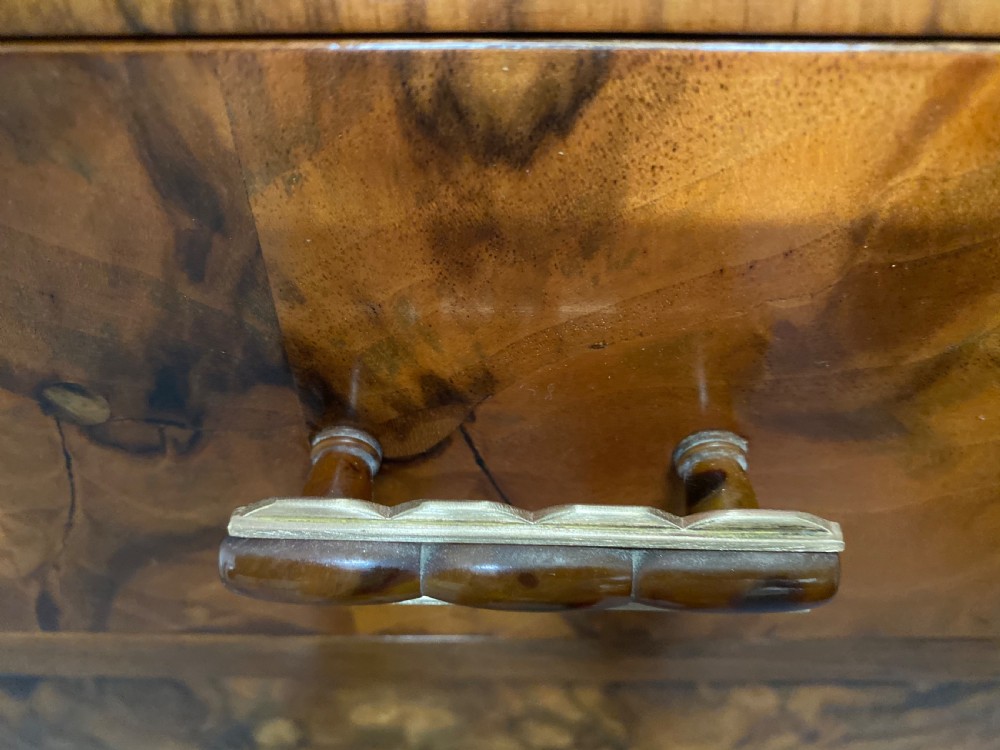 Burr Walnut Art Deco Chest Cupboard  View VII