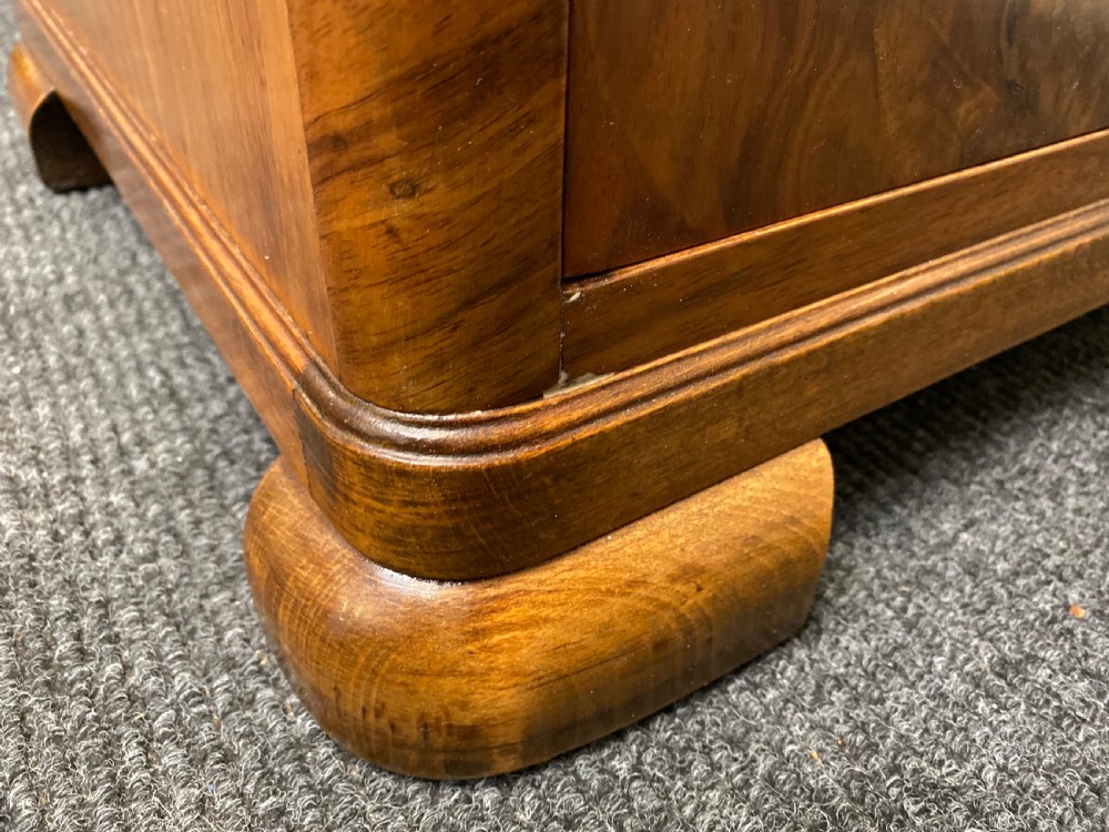 Burr Walnut Art Deco Chest Cupboard  View XII