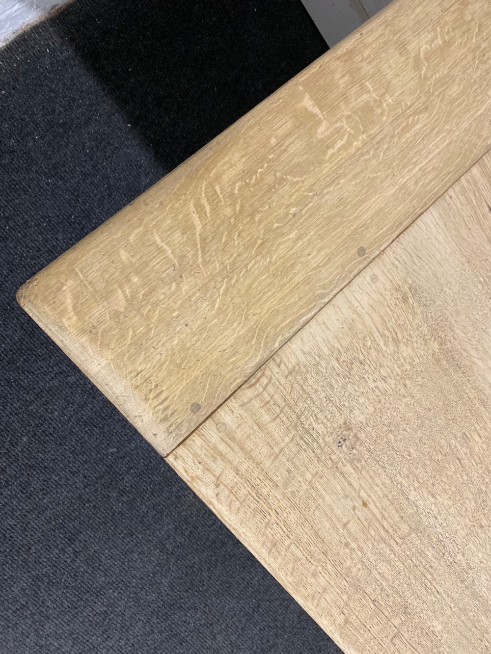Bleached Oak Refectory Dining Table View VII