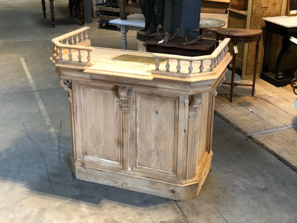 Antique French Shop Or Hostess Counter