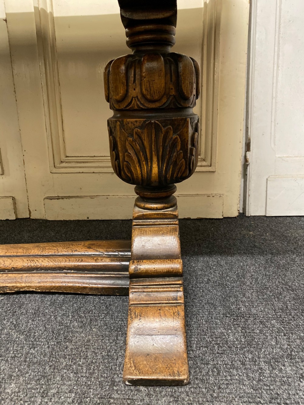 English Oak Refectory Dining Table  View IV