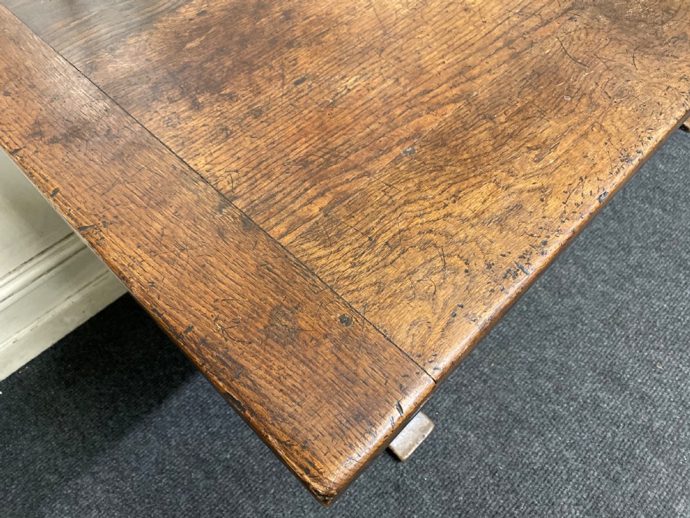 English Oak Refectory Dining Table  View VII