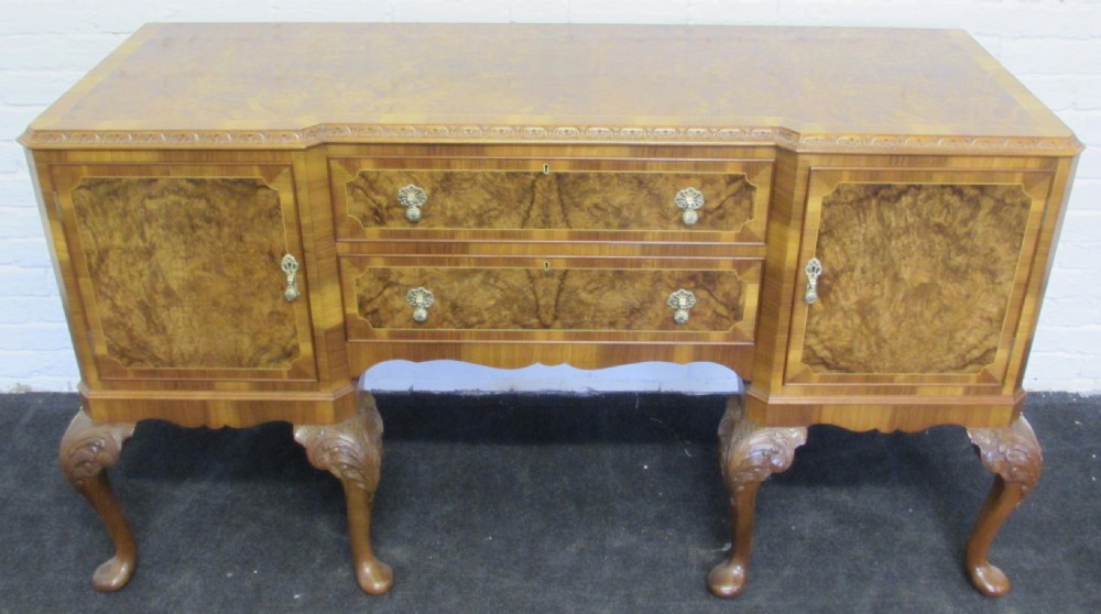 Quality Burr Walnut Sideboard 