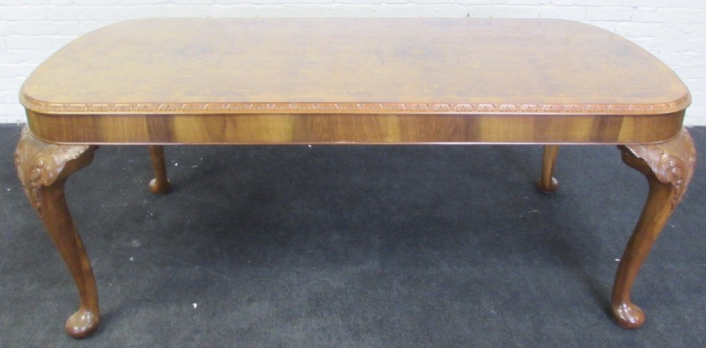 Burr Walnut Dining Table