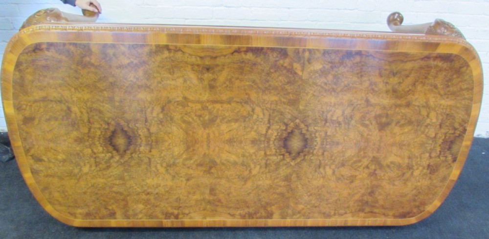 Burr Walnut Dining Table View VIII