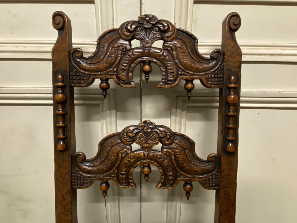 Set 8 (6x2) Ipswich Oak Dining Chairs View VII
