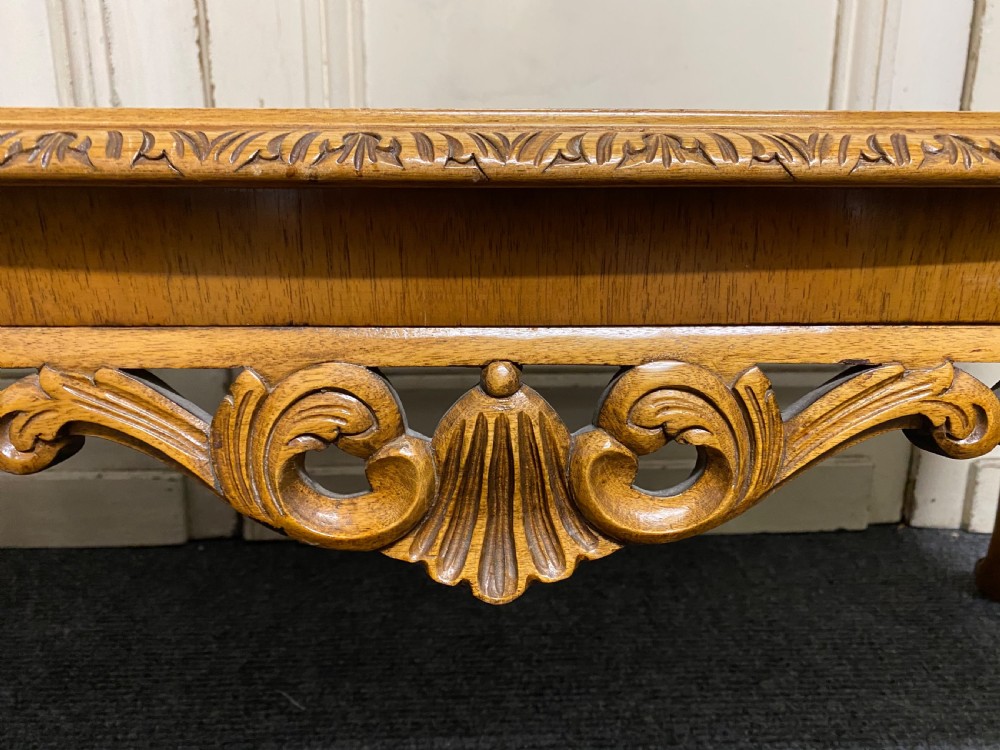 Burr Walnut Queen Anne Coffee Table  View II