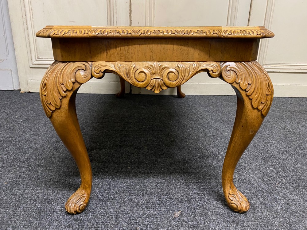 Burr Walnut Queen Anne Coffee Table  View VIII