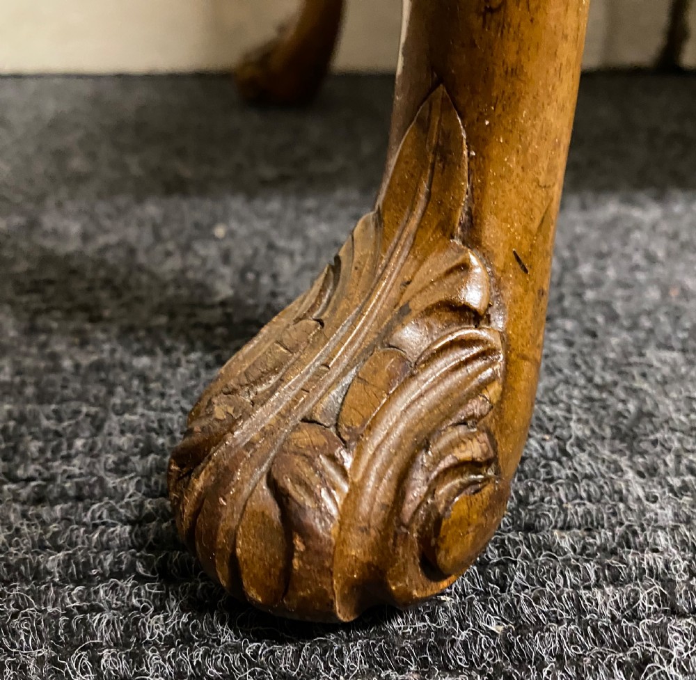 Burr Walnut Queen Anne Coffee Table  View XII