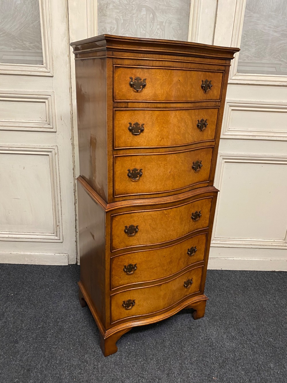 Burr Walnut Chest of Drawers