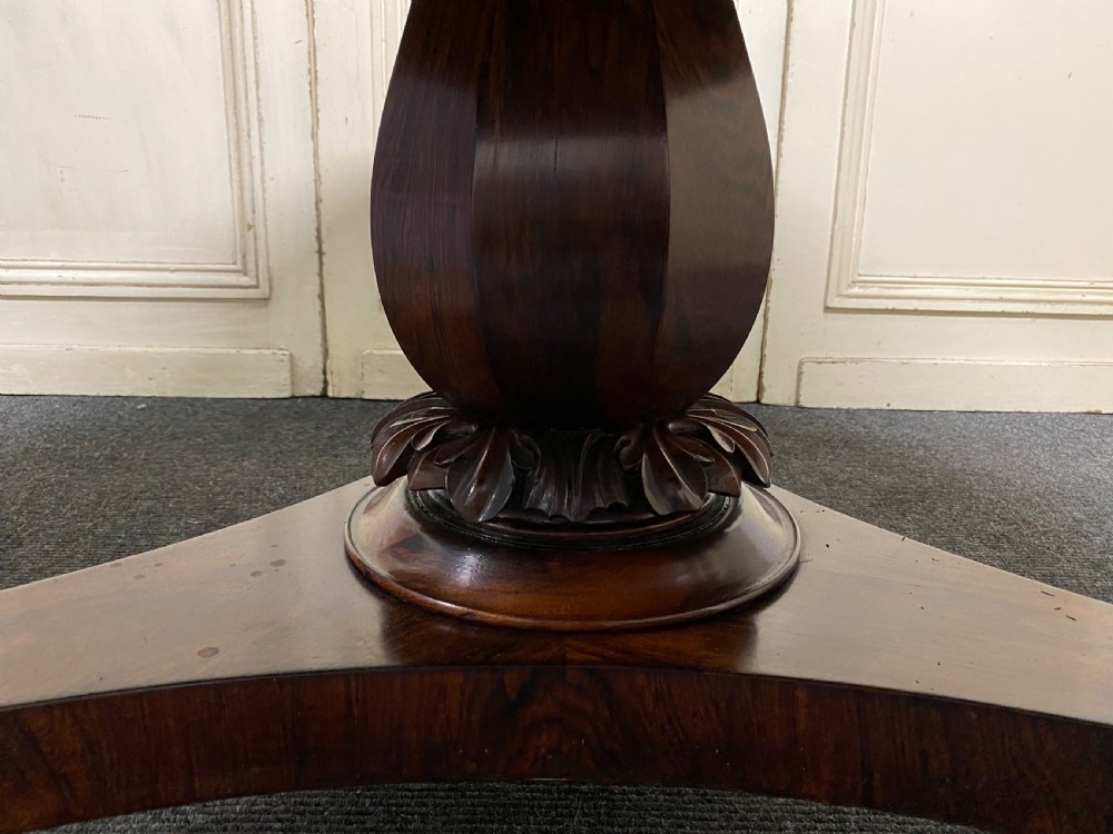 Fine Rosewood William IV Loo Table View V