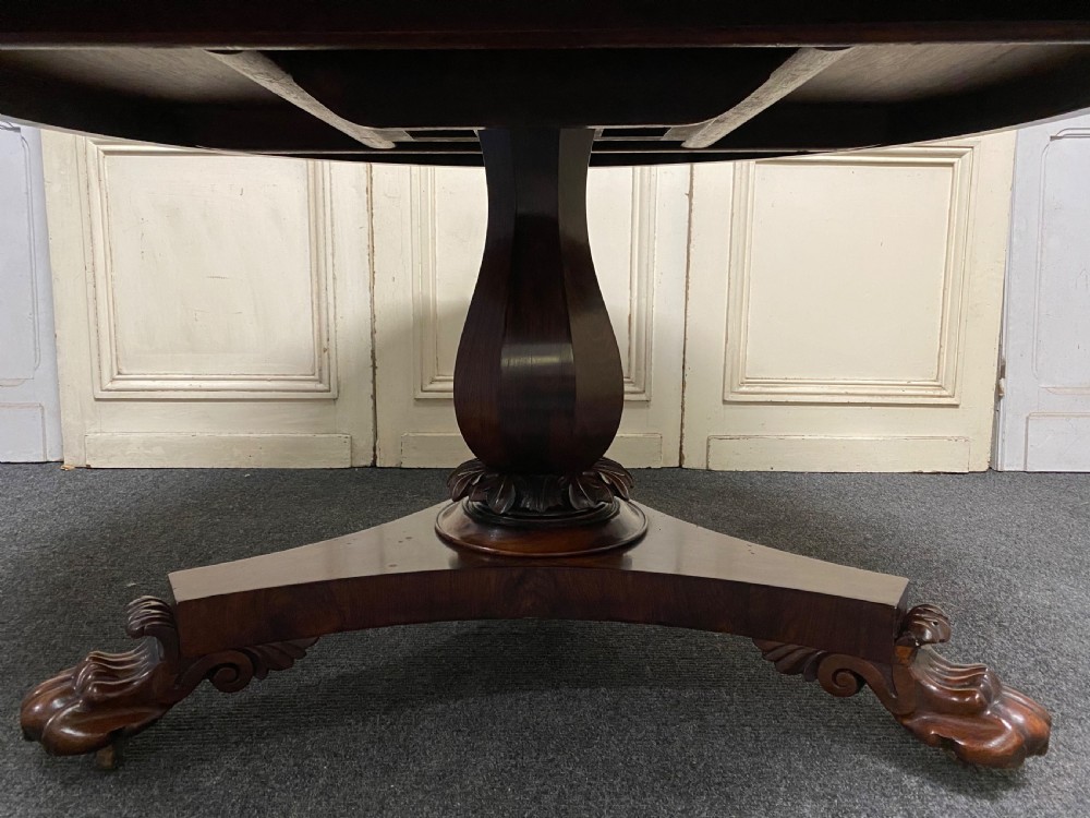 Fine Rosewood William IV Loo Table View VI