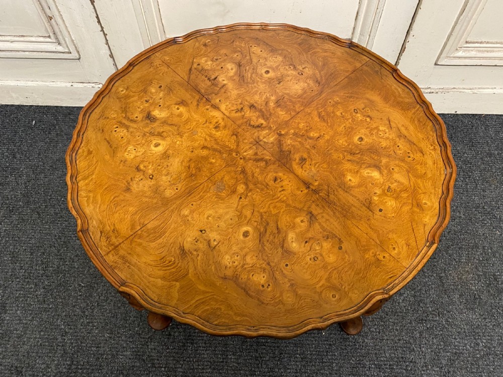 Burr Walnut Coffee table View V