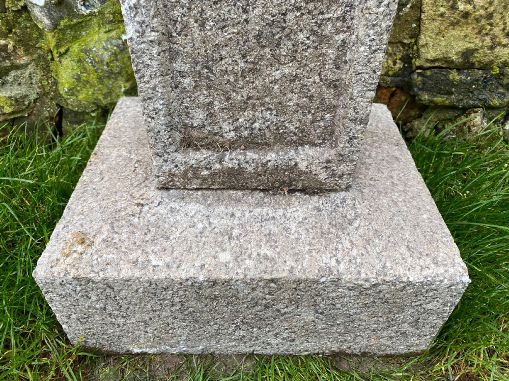 Large 19thC Granite Cross for Garden View IV