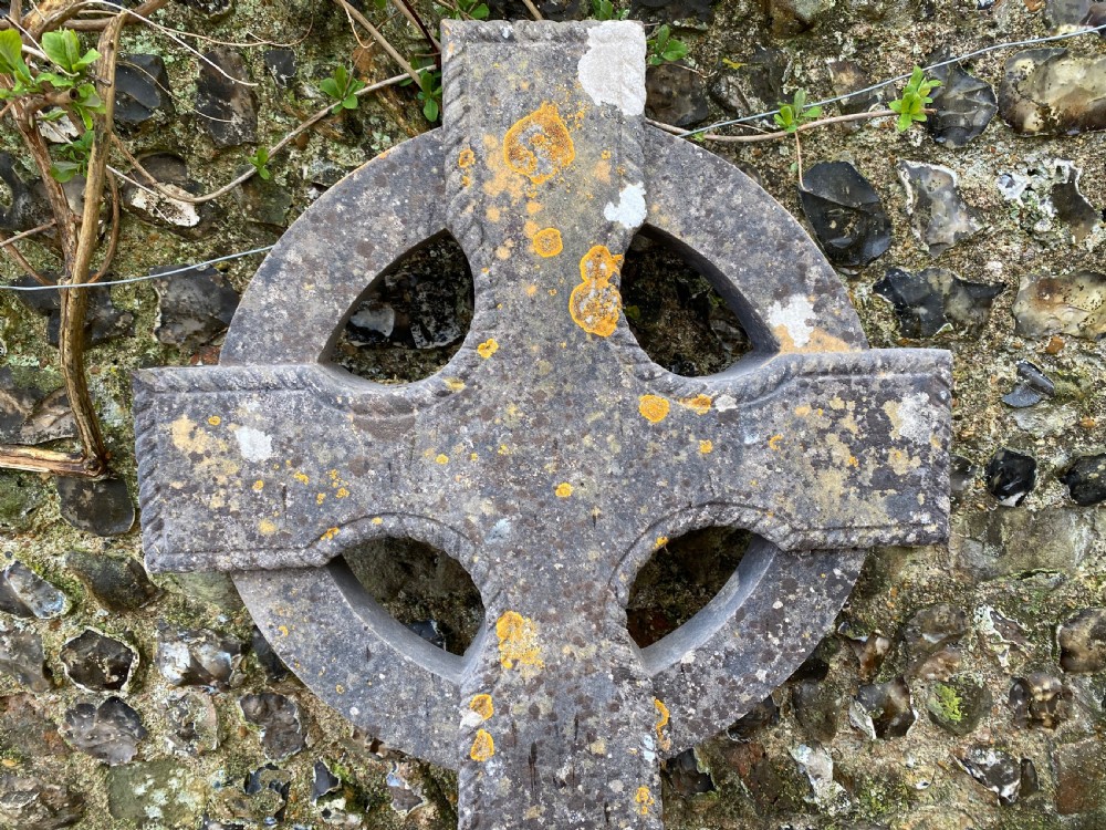 Large Celtic Cross 19thC for Garden View II