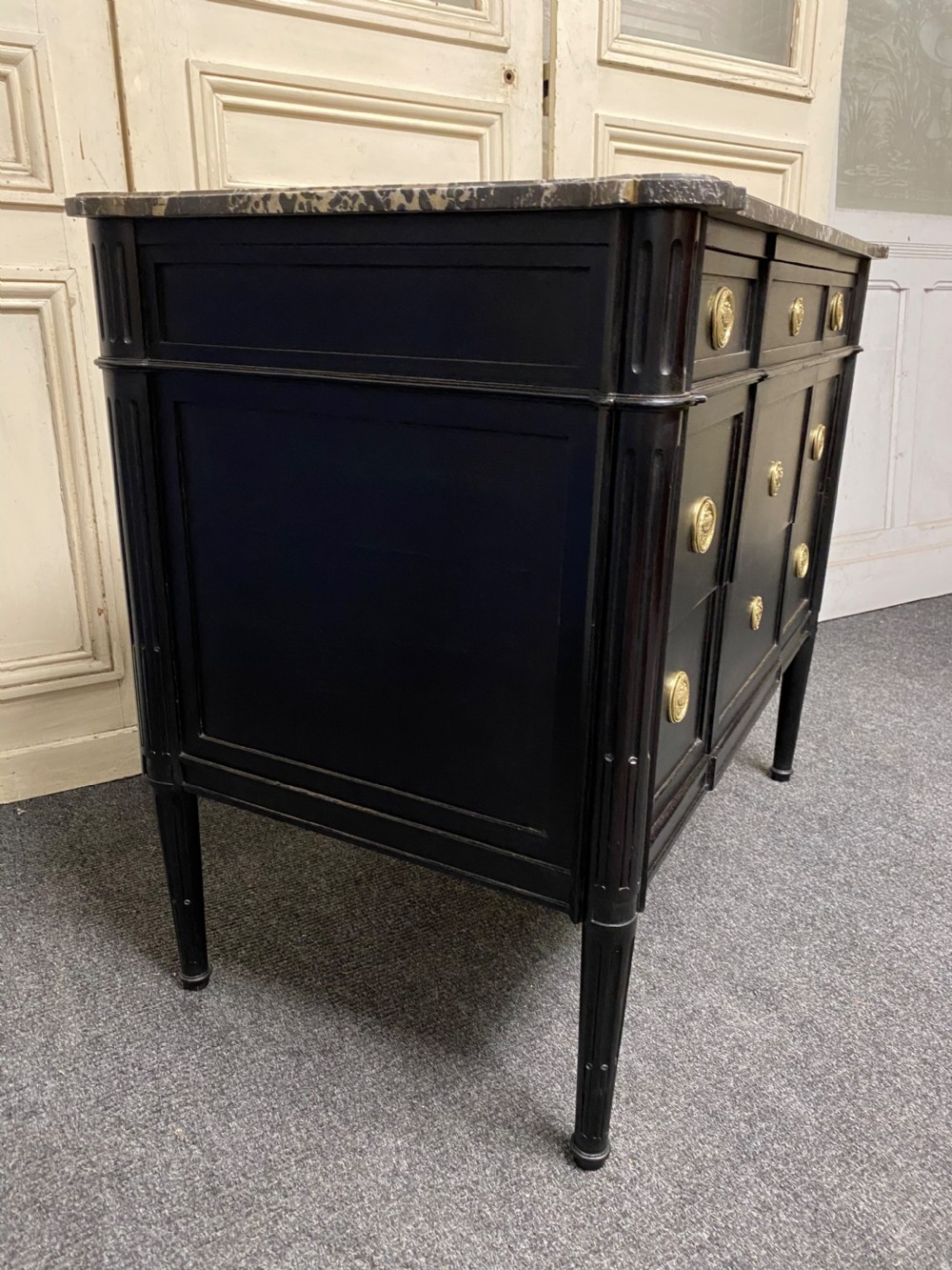 French Ebonised Empire Chest View XIII