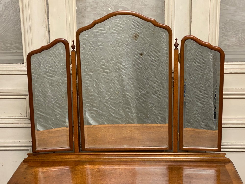 Burr Walnut Queen Anne Dressing Table View III