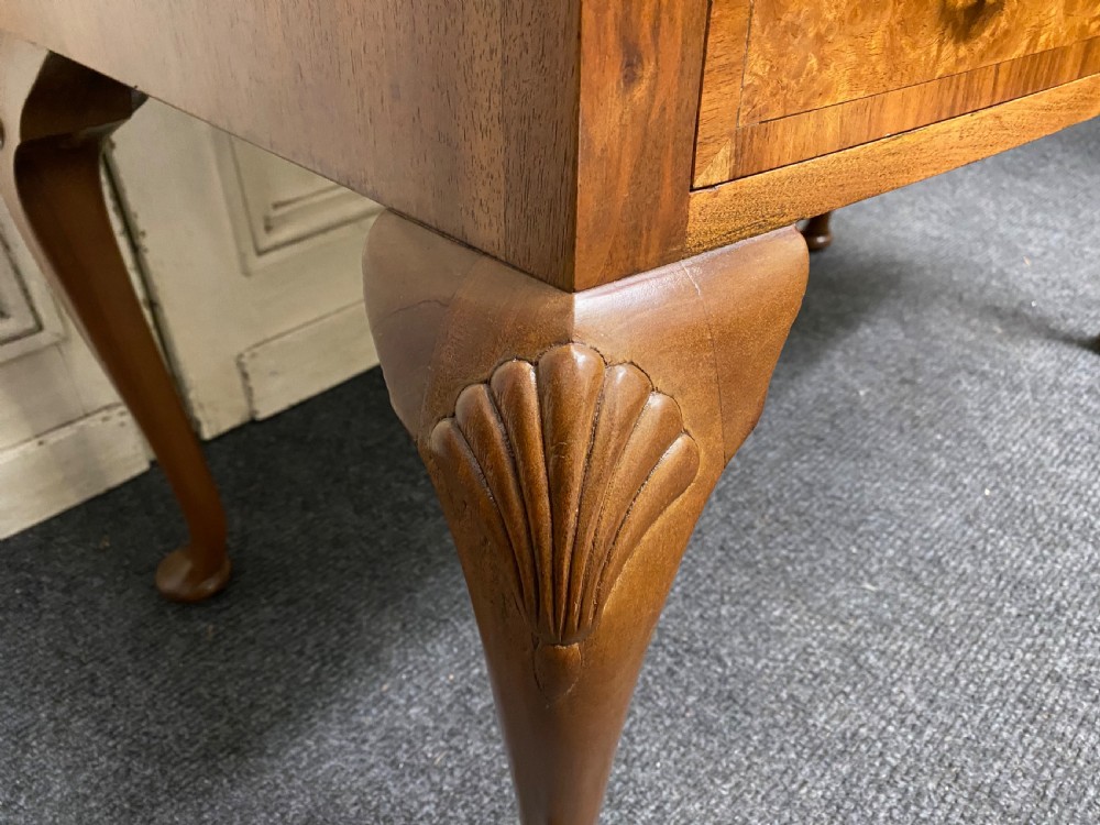 Burr Walnut Queen Anne Dressing Table View VIII